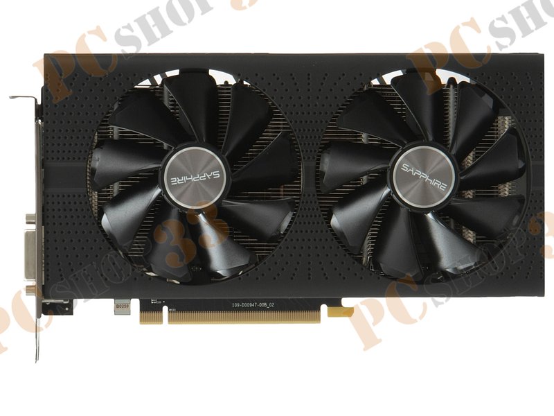 Видеокарта Sapphire Radeon RX 580 Pulse OC W/BP (UEFI) 8ГБ 11265-05 (Radeon RX 580, DDR5, DVI, 2xHDMI, 2xDP) (PCI-E)
