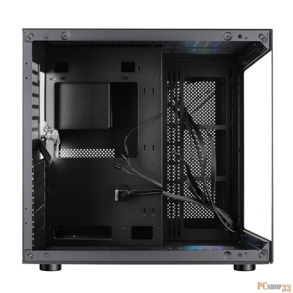 Корпус Ginzzu V520 RGB подсветка, закаленное стекло 1*USB 3.0,1*USB 2.0, AU ATX