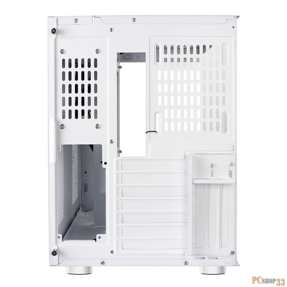 Корпус Ginzzu V560 RGB подсветка, закаленное стекло 1*USB 3.0,1*USB 2.0, AU Белый ATX