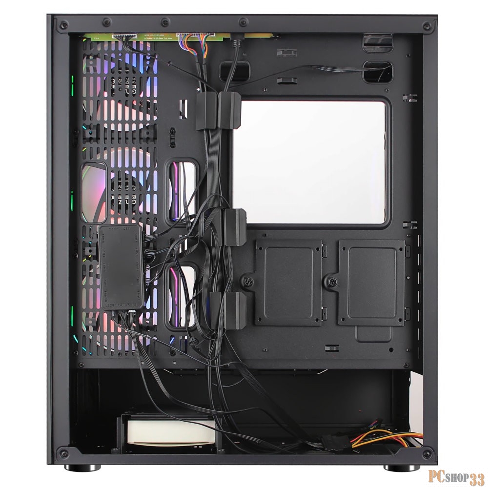 Корпус Ginzzu GL730 FAN 12MB6 RGB*4 USB3.0 CRC10