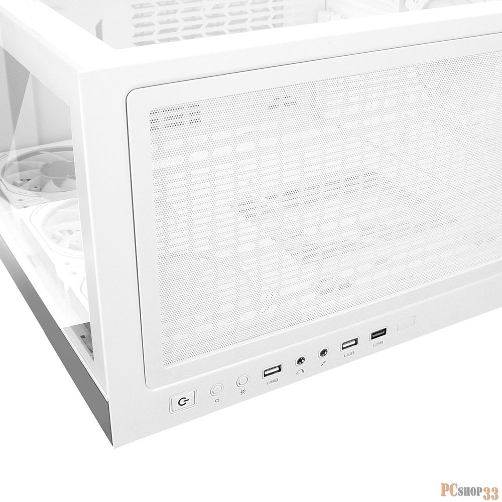 Корпус Ginzzu GL770 FAN 12MW6 RGB*4 USB3.0 CRC10 Белый