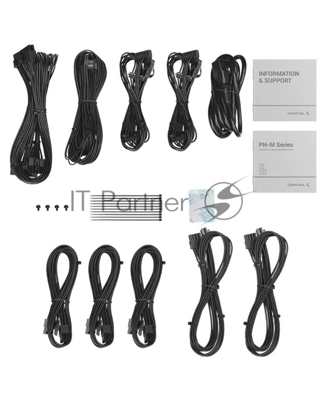 Блок питания Deepcool PN850M (ATX 3.1, 850W, Full Cable Management, PWM 120mm fan, Active PFC, 80+ GOLD, Gen5 PCIe) RET