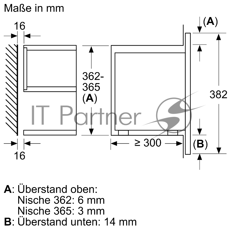 Микроволновая печь Bosch BFL7221B1 21л. 900Вт черный (встраиваемая)