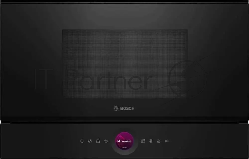 Микроволновая печь Bosch BFL7221B1 21л. 900Вт черный (встраиваемая)