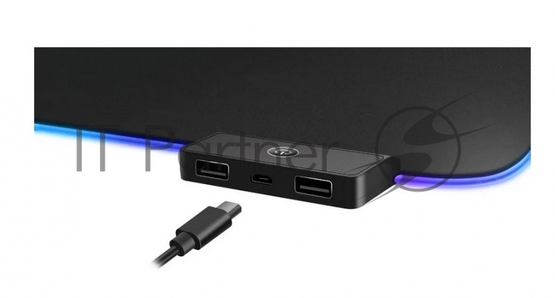 Коврик для мышки DEFENDER BLACK XXL HUB LIGHT 50010