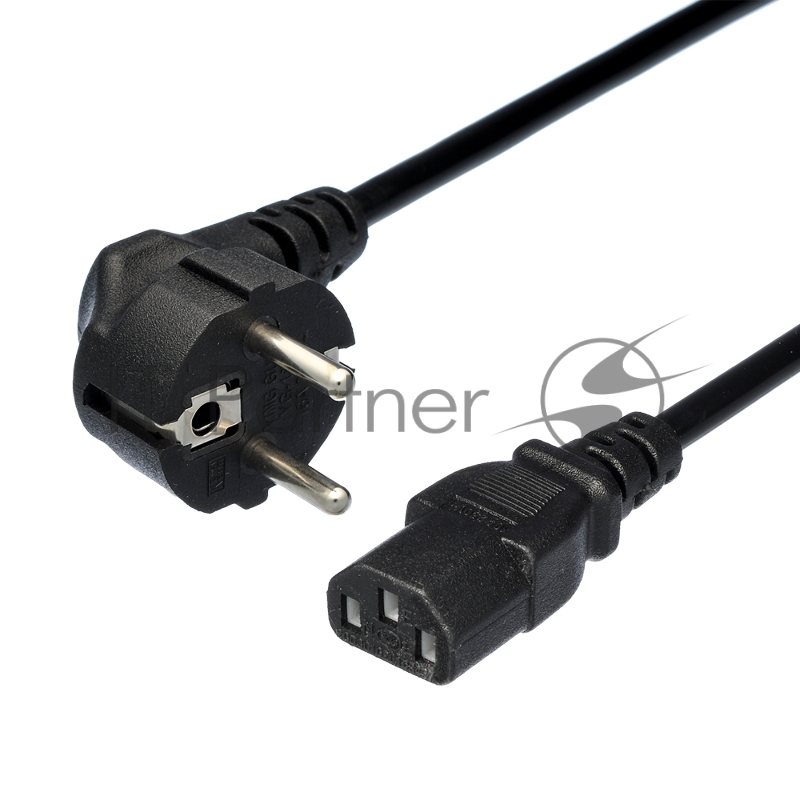 Кабель питания GOPOWER CEE 7/7-C13 3.0M 00-00027328 BLACK