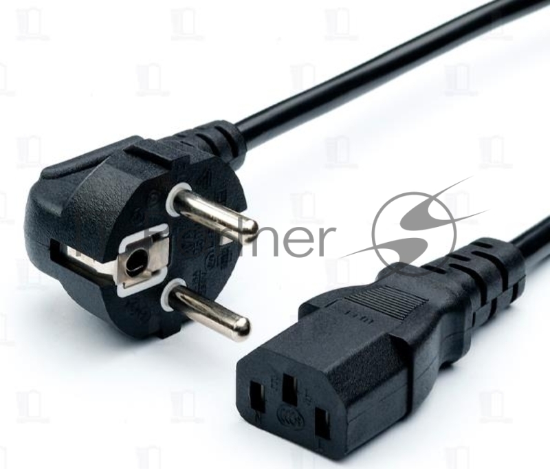Кабель питания GOPOWER CEE 7/7-C13 3.0M 00-00027328 BLACK