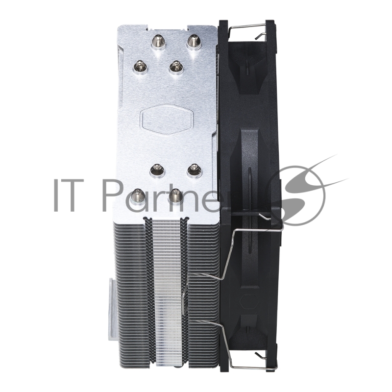 Кулер для процессора Cooler Master Hyper 212 Spectrum V3 (150W, 4-pin, 152mm, tower, Al/Cu, fans: 1x120mm/71.93CFM/27.2dBA/1750r Silver, 1700/1200/115x/AM4/AM5)