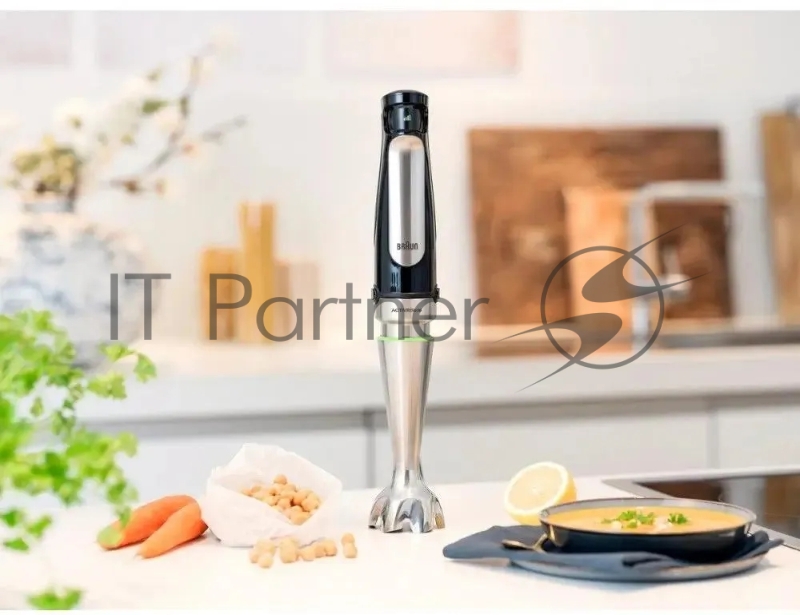 Блендер погружной Braun MQ7087X 850Вт черный/серебристый