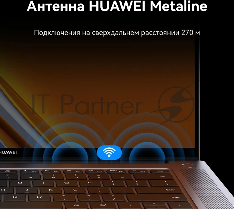 Ноутбук Huawei MateBook 16S CREFG-X Core i9 13900H 32Gb SSD1Tb Intel Iris Xe graphics 16 IPS Touch 2.5K (2520x1680) Windows 11 Home grey space WiFi BT Cam 7330mAh (53013WAW)