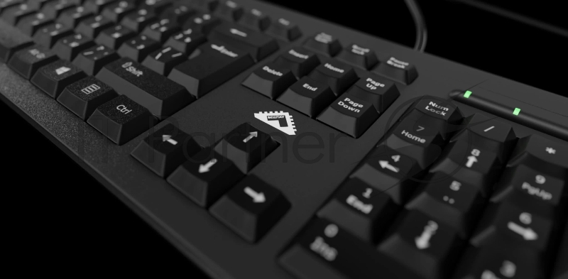 Клавиатура проводная БЕШТАУ КЛ104РУ 104 клавиши, USB, 1,8м, Цвет русской/латинской раскладки (Белый/Белый) лазерная гравировка, черный МИНПРОМТОРГ (МПТ)