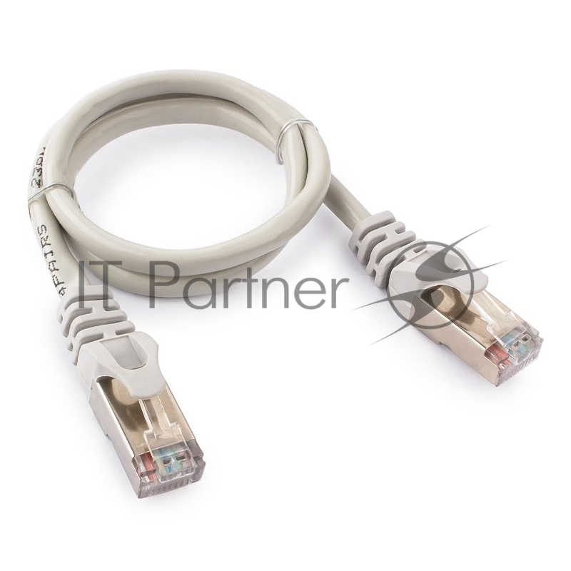 Патч-корд Cablexpert FTP PP22-0,5M кат.5, 0.5м, литой, многожильный (серый)
