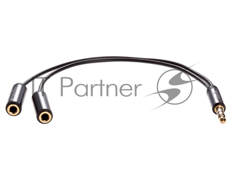 Кабель-адаптер Telecom TAV204M-0.2M 3.5ST(M)/2*3.5 ST(F), 0.2м, Telecom PRO <TAV204M-0.2M>