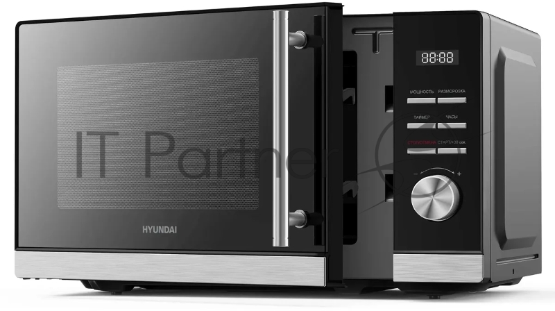 Микроволновая Печь Hyundai HYM-D3005 20л. 700Вт черный/стальной