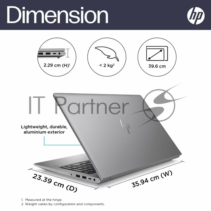 Ноутбук HP ZBook Power G10 Core i7-13700H 2.4 GHz,15.6 FHD (1920x1080) IPS AG,nVidia RTX A1000 6Gb GDDR6, 32Gb DDR5-5200(1),1Tb SSD,83Wh LL,FPR,2,0kg,2y,HD Webcam+IR,Win11Pro(multilang), eng kbd