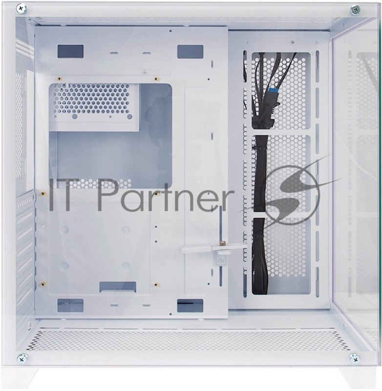 Корпус 1STPLAYER MEGAVIEW MV8-TP White / ATX / MV8-TP-WH