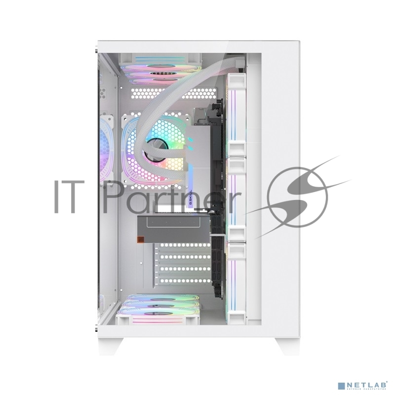 Корпус 1STPLAYER MEGAVIEW MV8-TP White / ATX / MV8-TP-WH