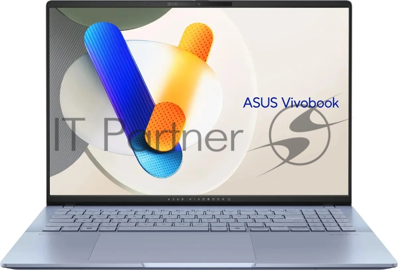 Ноутбук Asus Vivobook S 16 OLED S5606MA-MX036W Core Ultra 7 155H 16Gb SSD1Tb Intel Arc 16 OLED 3.2K (3200x2000) Windows 11 Home lt.blue WiFi BT Cam (90NB12E1-M004W0)