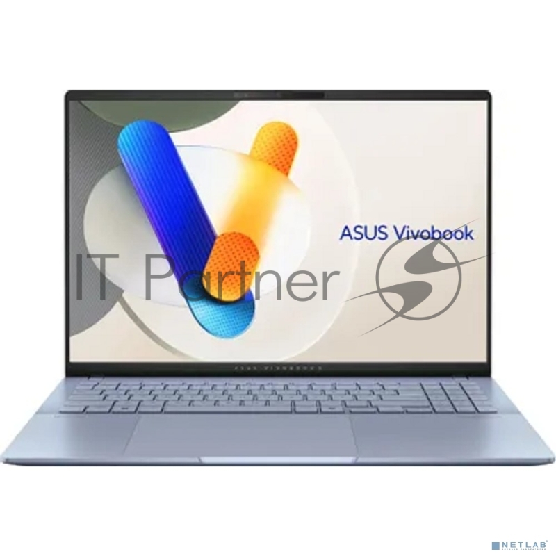 Ноутбук Asus Vivobook S 16 OLED S5606MA-MX036W Core Ultra 7 155H 16Gb SSD1Tb Intel Arc 16 OLED 3.2K (3200x2000) Windows 11 Home lt.blue WiFi BT Cam (90NB12E1-M004W0)