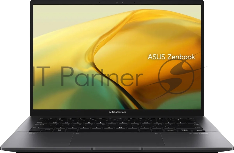 Ноутбук Asus Zenbook 14 UM3402YA-KP854 Ryzen 5 7430U 16Gb SSD512Gb AMD Radeon 14 IPS WQXGA (2560x1600) noOS black WiFi BT Cam Bag (90NB0W95-M01KZ0)