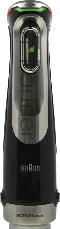 Блендер погружной Braun MQ9135XI 1200Вт черный/серебристый