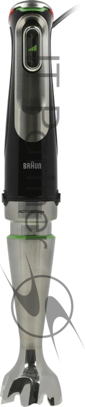 Блендер погружной Braun MQ9135XI 1200Вт черный/серебристый