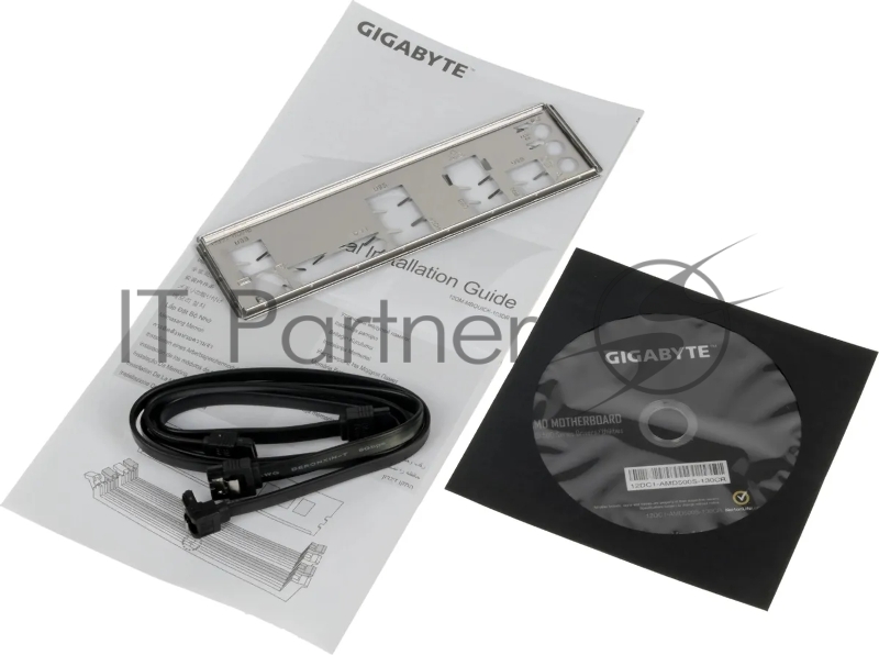 Материнская плата GIGABYTE B550M DS3H (V1.7) Soc-AM4 AMD B550 4xDDR4 mATX AC`97 8ch(7.1) GbLAN RAID+DVI+HDMI