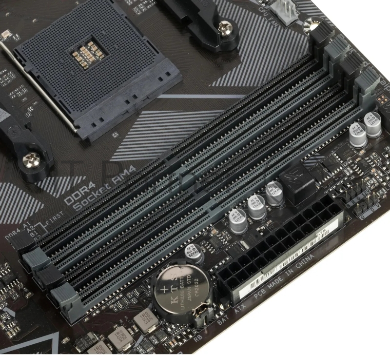 Материнская плата GIGABYTE B550M DS3H (V1.7) Soc-AM4 AMD B550 4xDDR4 mATX AC`97 8ch(7.1) GbLAN RAID+DVI+HDMI