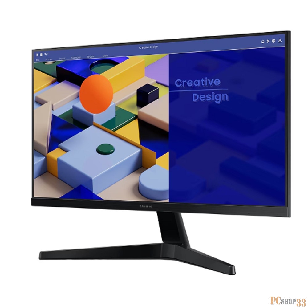 Монитор Samsung 27 LS27C312EAIXCI, 1920x1080, IPS, 75Hz, HDMI+VGA, black