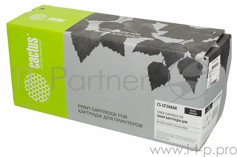 Тонер Картридж Cactus CS-CF300AR черный для HP CLJ Ent M880 (29500стр.)