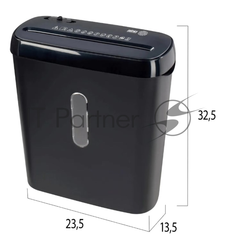 Шредер Cactus CS-SH-A1 (секр.Р-2) ленты 6.лист. 8лтр.