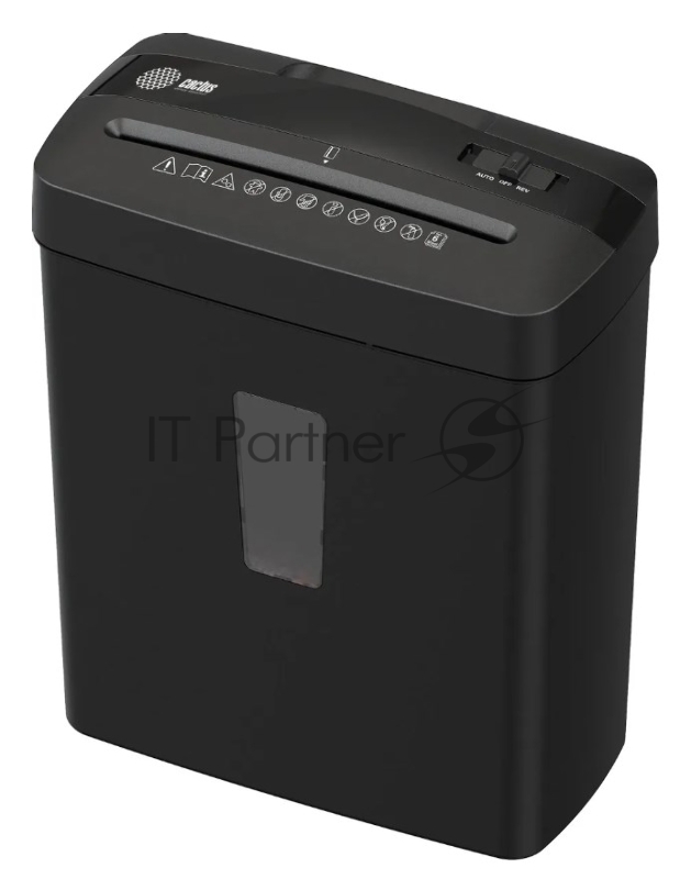 Шредер Cactus CS-SH-A3 (секр.P-4) перекрестный 6.лист. 13лтр. скобы пл.карты