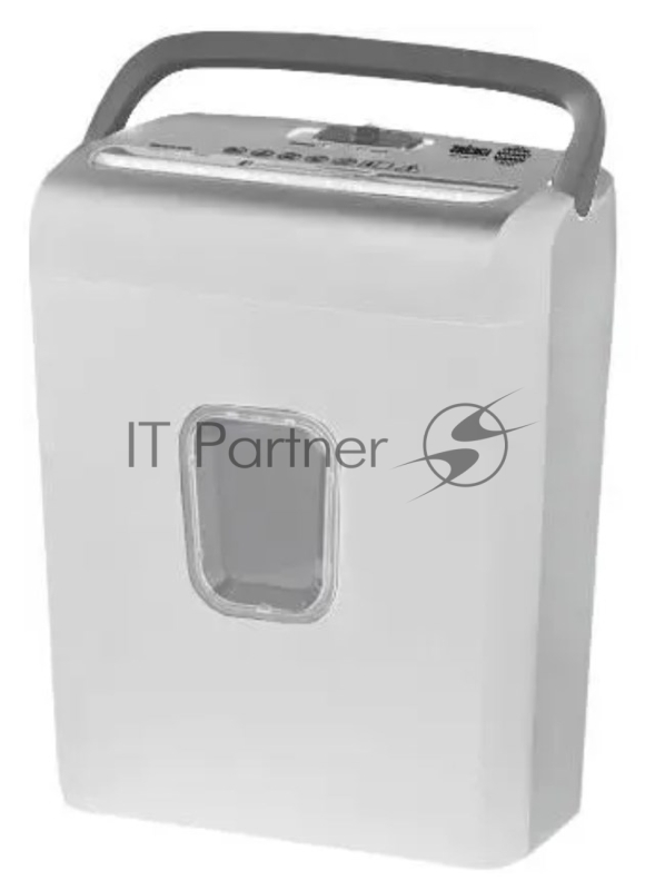 Шредер Cactus CS-SH-C3 белый (секр.P-4) фрагменты 8лист. 13лтр. скрепки скобы пл.карты