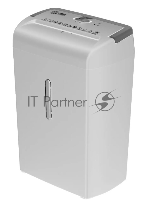 Шредер Cactus CS-SH-C5 белый (секр.P-4) фрагменты 10лист. 21лтр. скрепки скобы пл.карты