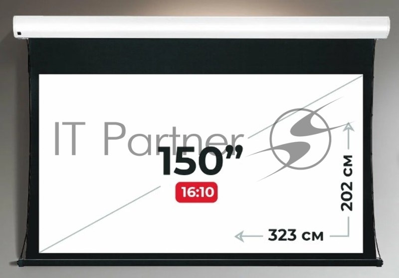 Экран для проектора SOK Apollo SGPSMT-323x202A бокового натяжения, звукопрозрачный, белый к