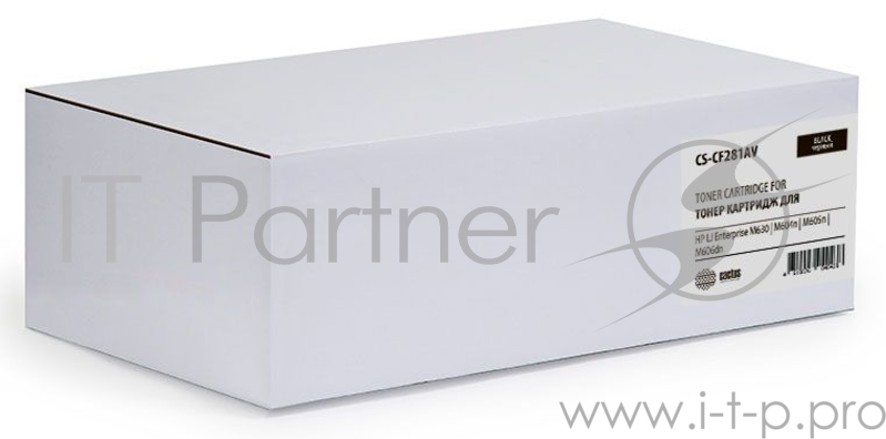 Тонер Картридж Cactus CS-CF281AV черный (10500стр.) для HP LJ Enterprise M630/M604n/M605n/M606dn