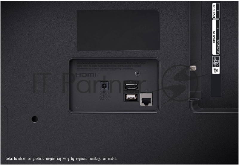 Телевизор LED LG 50 50UT81006LA.ARUB черный 4K Ultra HD 60Hz DVB-T DVB-T2 DVB-C DVB-S2 USB WiFi Smart TV