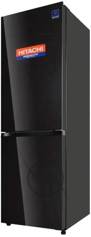 Холодильник Hitachi R-B410PUC6 BBK 2-хкамерн. черный инвертер