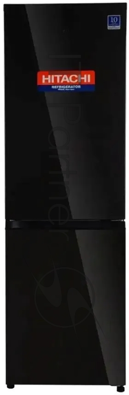 Холодильник Hitachi R-B410PUC6 BBK 2-хкамерн. черный инвертер