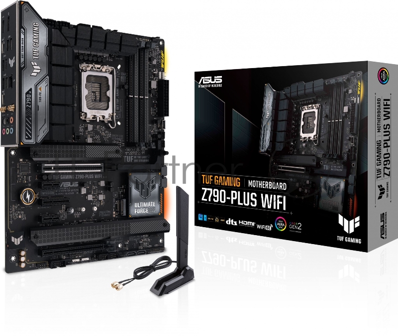 Материнская плата Asus TUF GAMING Z790-PLUS WIFI Soc-1700 Intel Z790 4xDDR5 ATX AC`97 8ch(7.1) 2.5Gg RAID+HDMI+DP 90MB1D80-M0EAY0
