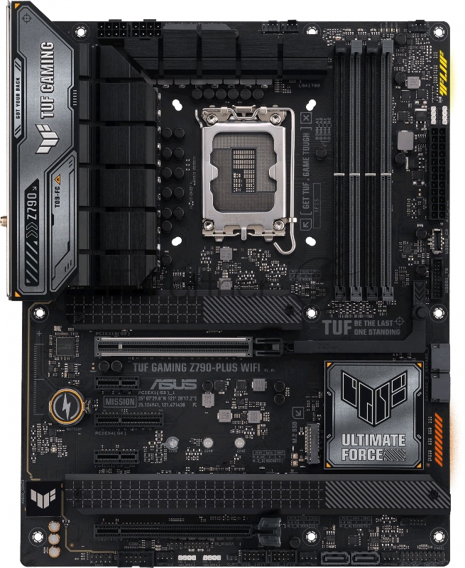 Материнская плата Asus TUF GAMING Z790-PLUS WIFI Soc-1700 Intel Z790 4xDDR5 ATX AC`97 8ch(7.1) 2.5Gg RAID+HDMI+DP 90MB1D80-M0EAY0