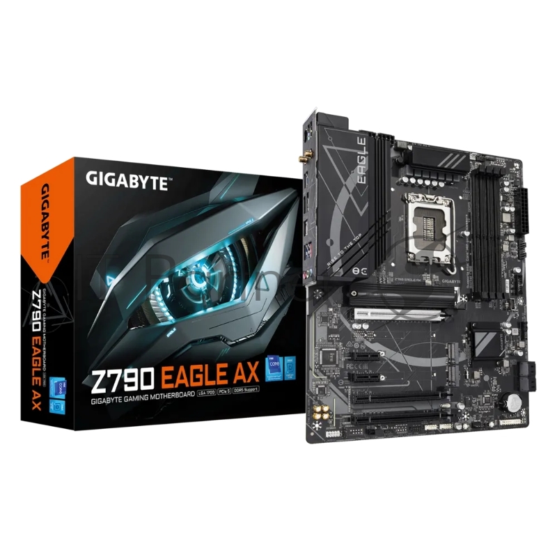 Материнская плата Gigabyte Z790 EAGLE AX Soc-1700 Intel Z790 4xDDR5 ATX AC`97 8ch(7.1) 2.5Gg RAID+HDMI+DP