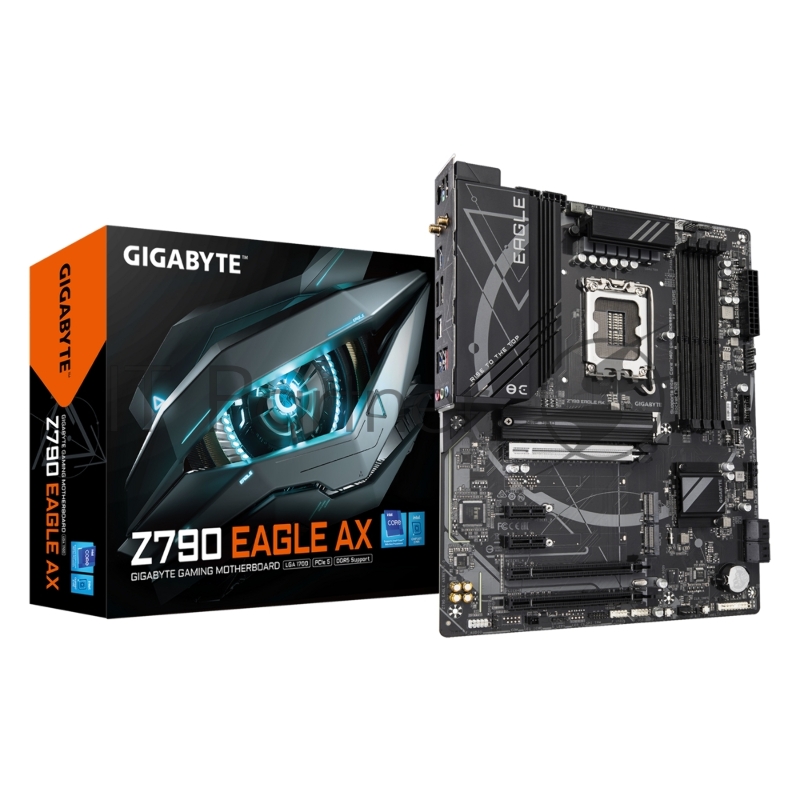 Материнская плата Gigabyte Z790 EAGLE AX Soc-1700 Intel Z790 4xDDR5 ATX AC`97 8ch(7.1) 2.5Gg RAID+HDMI+DP