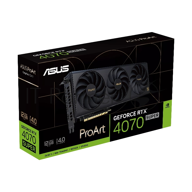 Видеокарта Asus PROART-RTX4070S-O12G NVIDIA GeForce RTX 4070 Super 12Gb PCI-E 4.0 192bit GDDR6X 2535/21000 HDMIx1 DPx3 HDCP Ret