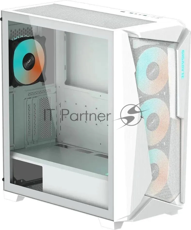 Корпус Gigabyte C301GW белый без БП ATX 4x120mm 4x140mm 2xUSB3.0 audio bott PSU