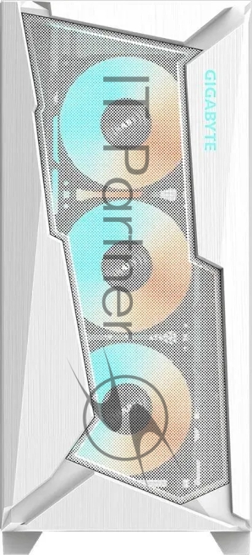 Корпус Gigabyte C301GW белый без БП ATX 4x120mm 4x140mm 2xUSB3.0 audio bott PSU