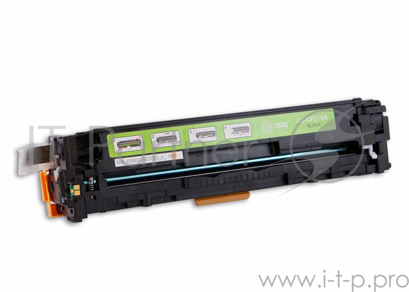 Тонер Картридж Cactus CS-CF210A черный для HP LJ Pro 200 M251/M276 (1600стр.)