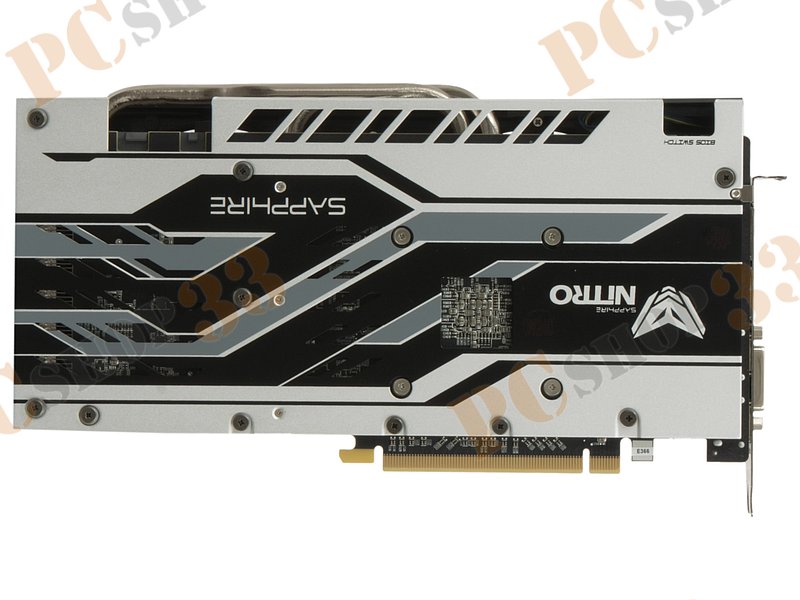 Видеокарта Sapphire Radeon RX 570 Nitro+ OC W/BP (UEFI) 8ГБ 11266-09 (Radeon RX 570, DDR5, DVI, 2xHDMI, 2xDP) (PCI-E)