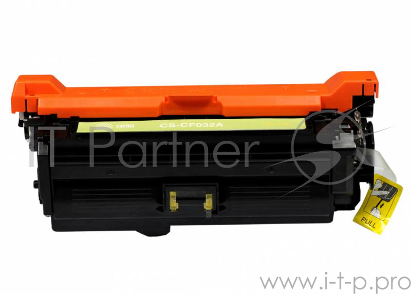 Тонер Картридж Cactus CS-CF032A желтый для HP CLJ CM4540 (12500стр.)