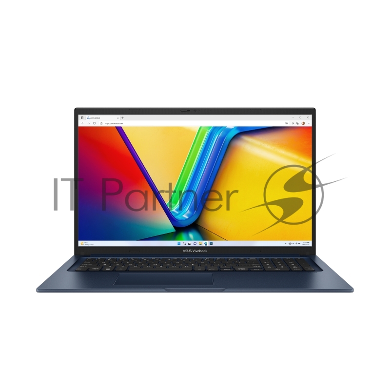Ноутбук ASUS Vivobook 17 X1704ZA-AU307 Intel®Core™ i7-1255U Processor 1.7 GHz (12M Cache, up to 4.7 GHz, 10 cores) DDR4 16GB IPS 1TB M.2 NVMe™ PCIe® 3.0 SSD Intel Iris X Graphics 17.3 FHD (1920 x 1080) 16:9
